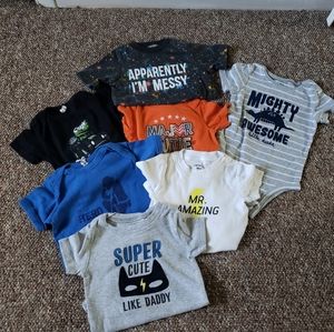18 month short sleeve onesies